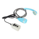 Portable Outdoor Shower Kit USB Rechargeable Camping Shower Set with Water Pump Blue V1294-YM0706-3111230170111