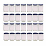 28x 250ml Flint Glass Jars + Twist Lids - Round Food Storage Small Spices V238-SUPDZ-39259192131664