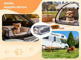 Dog Travel Crate Foldable Pop Up Dog Crate with Storage Bag 37"21"21" Travel Pet Kennel Small Dog V1369-AZ3-W-08646