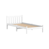 Artiss Bed Frame Single Size Wooden White SOFIE WBED-D-001S-WH