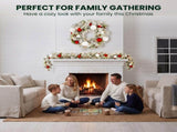 Christabelle 61cm Snowy Elegance Wreath 2.74m Snowy Elegance Garland CMB-SENSE-WG