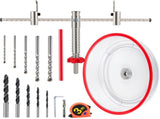 Adjustable Hole Saw Cutter Kit, 1-5/8" to 8" , Two Replaceable Pilot Drill Bits, Twin V952-FJKKQZDFC1588U5VPV0