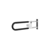 Toilet Safety Rail, 76.5 cm U-Shaped Handicap Bar, Foldable Senior Safety Pole, Flip Up Toilet V952-CSFSWZTKFZ305ODGSV0