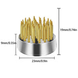 12PCS Flower Frog, Kenzan Pin Frog Round Brass Flower Holder, Flower Frogs for Arrangements Vase, Fl V1192-AZ-W-22920