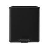 Cefito Pedal Bins Rubbish Bin Dual Compartment Waste Recycle Dustbins 40L Black RB-40L-2C-BK