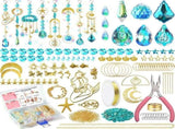 410PCS Suncatcher Making Kits for Adults Crystal Sun Catchers Crafts with Hooks Chains Pendants V1366-AZ2-W-13480