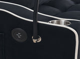 Fashionable Modern and Multi-functional Foldable Velvet Sofa Bed - Light Grey V1316-W2353P151787