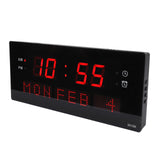 LED Wall Decorative Black Frame Elegant Style Hanging Holes Digital Display Electric Desk V1294-YM0715-3115220045113