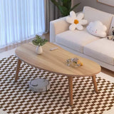 SOGA 80x40cm Stone Pattern Living Room Nordic Coffee Table Modern Style TABLETEA13