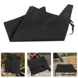 Black Oxford Cloth Leaf Blower Bag Large Capacity for Easy Storage 2Pcs V1192-AZ-W-25199