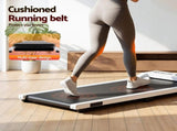 Everfit 3 in 1 Walking Pad Treadmill 12% Incline Under Desk Treadmills for Home Gym With 38cm Wide TMILL-380-2INC-WH