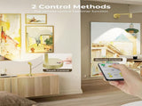 Picture Light for, Battery Operated Art Light for Paintings CCT Dimmable Spotlight for Art V1171-CB-BOM001480-2