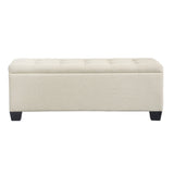 Artiss Storage Ottoman Blanket Box 97cm Linen Beige OTM-L2-LINEN-BEIGE