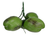 Artificial Coconut Green Plastic and Wire for Hawaiian and Tropical Decor V1192-AZ-W-25221