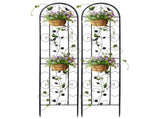 Garden Trellis Climbing Plant Support Patio Wire Lattice Grid Panel Stake Fence V767-HW-ZZ121-G2