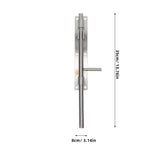 Heavy-Duty Plated Stainless Steel Gate Lock for Fence, Easy Installation, Home Security Solution V1370-AZ4-20993