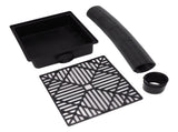 Black Gutter Downspouts Catch Basin Low Profile Downspout Extender Catch Basin Downspout V1294-YM0706-3111230216611
