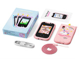 Kids Unicorn Smart Phone Toy with Dual Camera and IPS Touch Screen Educational Games MP3 Music V888-ELOSUNG41283