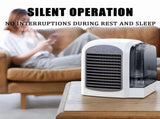 3 Speed, 380ml Water Tank, Low Noise, Portable Ac Fast Cooling, Humidifier, Fan for Bedroom Home V1366-AZ2-W-14490