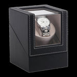 Automatic Watch Winder Display Box Case Motor Rotation Storage PU Leather V63-827061