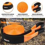 X-BULL 4WD Recovery Kit Snatch Strap Hitch Receiver Bow Shackles Lock Off Road V211-AUEB-XBRK015V