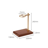 Pour Over Stand Coffee Station, Dripper Adjustable Filter Holder with Wooden Base V1370-AZ4-07864
