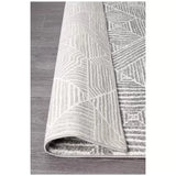 Oasis 457 Silver Rug 290x200cm - Bohemian Tribal Style, Easy to Clean Polypropylene V178-69069