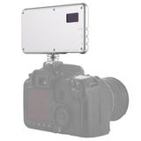 Pocket Led Studio Light For Vlogging & Photography - 180 Leds Oled Display Cold Shoe Mount - Canon / PRL-4190ACD