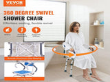 Swivel Shower Chair 360 Degree, Adjustable Shower Seat with Pivoting Arms for Inside Showers or V952-GDSYGZYTLSLKLF6OHV0