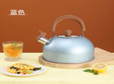 Water Kettle Stainless Steel Whistle Water Kettle Large Capacity Flat Bottomed for Gas Induction V1294-YM0703-3113230059214