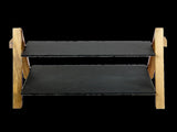 Party 2 Tier Cake Stand Slate Wedding Tiered Serving Stand Afternoon Tea V63-837241