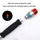 Blind Cane with Voice - Reflective Folding Walking Stick - Anti Slip Mobility Cane for Vision V1192-AZ-W-11339