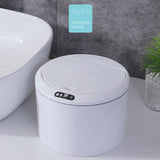 Desktop Sensor Trash Can Battery Operated Automatic Mini Waste Basket with Lid for Desk and Vehicle V1294-YM0717-10095276