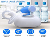 Urinals Men, Male Urinals with Lid Spill Proof Reusable, Portable Urine Bottle Pee Container Cup V1189-LWWAL-20260325-00687