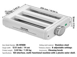 Pasta Attachment for KitchenAid Stand Mixer, 3-IN-1 Stainless Steel Pasta Roller Cutter Set V952-YDLMGLSHY0003ZKBPV0