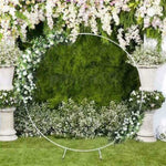 2M Wedding Hoop Round Circle Arch Backdrop Flower Display Stand Frame Background V63-837041