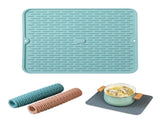 JWDX Placemat Clearance, Silicone Dish Mat 2025 New Kitchen Sink Silicone Draining Mat Fast V1189-LWWAL-20260325-01953