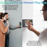 Smart Home Wireless Video Doorbell Smart Doorbell Caller Two-way Intercom Video Doorbell, 1080P V1102-DSZ-DBELL-001