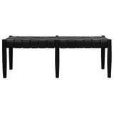 Elliot Leather Bench V199-BE12535WLHBW