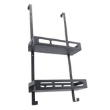 Bathroom Hanging Organizer Black Space Saving Iron Waterproof Multifunctional Shower Hanging Storage V1294-YM0901-3112230068412