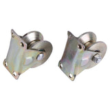 2pcs 2" V Type Wheel Track Rail W/ Bracket Sliding Gate Roller Steel V1294-YM0722-JYA03049
