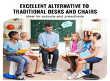 Wobble Chair, Height-Adjustable Active Chair, Flexible Seating Wobble Stool Made of V952-PHZDZYJCKWDSLAZOHV0