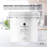 1.4Kg Organic Fine Diatomaceous Earth Tub - Food Grade Fossil Shell Flour Powder V238-SUPDZ-30507958141008