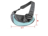 Sky blue Portable Pet Sling Backpack for Small Dogs and Cats Size S with Breathable Mesh Design V888-ELOSUNG43830
