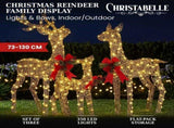 Christabelle 3 Reindeer Family Christmas Light Up Display 1.3m LED Outdoor Indoor Xmas Yard Law 112_MHA706