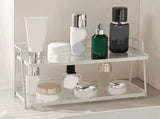 2 Tier Bathroom Countertop Counter Standing Rack Cosmetic Holder Storage Shelf Cosmetic V1294-YM0706-3117230205212