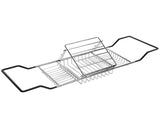 Metal Bathtub Rack Retractable Adjustable Removable Stand Bathroom Caddy Tray Rack for Hotels V1294-YM0523-3112220004511