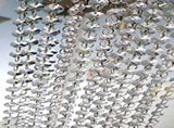 Crystal bead necklace - Crystal garland string - Pendant light - Gemstone bead necklace - 14 mm V1259-DP01-BO-116