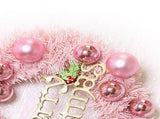 Xmas Wreath for Front Door PVC Xmas Wreath Decoration with Balls Ornaments for Fireplace Wall Home V1294-YM0901-3115240085311