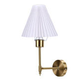 Gold Fabric Lampshade Nordic Style Modern Rechargeable Cordless Wall Lamp for Bedroom Living Room V1294-YM0901-3119250080711